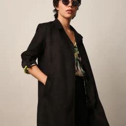 Only Black Regular Fit Coat-image-65