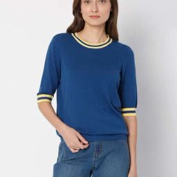 Vero Moda Navy Round Neck Pullover-image-62