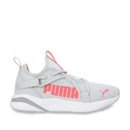 Puma Kids Softride Rift Pop Kid's Slip-On Walking Shoes Grey & Red Walking Shoes-image-39