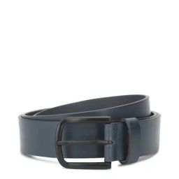 Van Heusen Blue Leather Solid Waist Belt-picture-35
