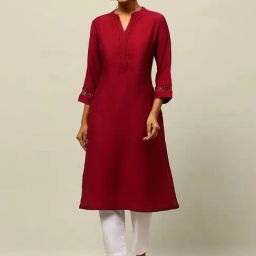 Rangriti Pink Straight Kurta-picture-19