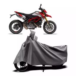 Auto Pearl Two Wheeler Cover with Bag for Ducati Hypermotard 939, Silver-image-54