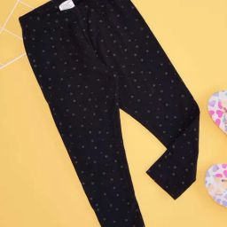 Pantaloons Junior Girls Navy Cotton Printed Tights & Leggings-19