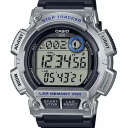 CASIO Unisex Grey Dial & Black Straps Digital Watch - D244-40