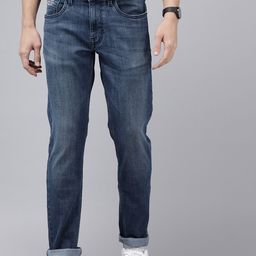 U.S. Polo Assn. Denim Co. Men Brandon Slim Tapered Fit Heavy Fade Stretchable Jeans-picture-4