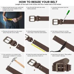 Woodland Black Belt for Men-picture-6