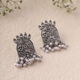Priyaasi Tribal Touch Drop Earrings-2