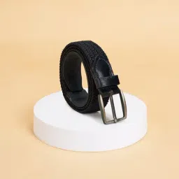 Byford by Pantaloons Woven Blue Casual Belt For Men-image-3