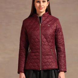 U.S. Polo Assn. Maroon Regular Fit Quilted Jacket-picture-11