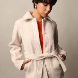 Only Cream Regular Fit Coat-picture-3