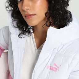 Puma Mauved Out & Silver Mist Color-Block Regular Fit Jacket image 4