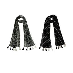 StoleVilla Multicoloured Floral Chiffon Stoles-image-92