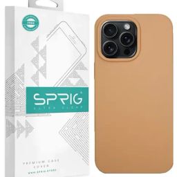 Sprig Liquid Silicone Magnetic Back Cover for APPLE iPhone 15 Pro Max (Gold)-image-69