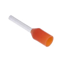 RS PRO Bootlace Ferrule 8 mm Length 1.3 mm Diameter 0.5 mm² Wire Size Orange, 458746 (100 Bag)-image-99