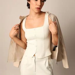Only Cream Regular Fit Waistcoat-picture-22