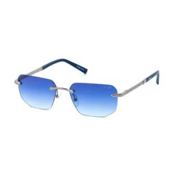 Irus Blue Hexagon Sunglasses For Men-27