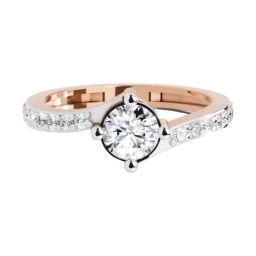 Sparkles Lab Grown Diamond 14k (585) Rose Gold Ring Women-picture-23