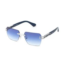 Irus Blue Rectangular Sunglasses For Men-19
