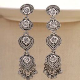 Priyaasi Tribal Long Dangler Earrings-13