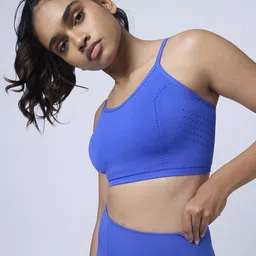 feier FEIERFull Coverage Removable Padding Seamless Workout Bra image 3