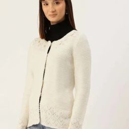 Apsley White Embroidered Cardigan-44