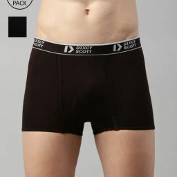 Dixcy Scott Originals Multi Cotton Regular Fit Trunks - Pack Of 2-picture-12