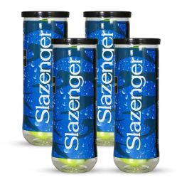 Dunlop 4 Cans Slazenger Championship Tennis Ball (Blue) Size - 6.86 cm-image-16