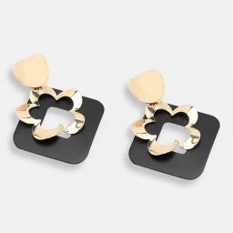 Sohi Gold Plated Party Designer Drop Earrings-14