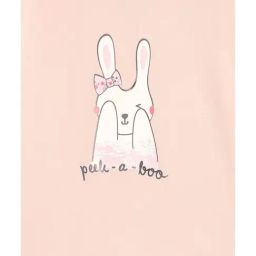 MINIKLUB Kids Peach Printed Top image 3