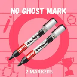 EDUWAY Combination Board with 50 Push Pin, 2 Marker & Duster Multicolour for Multipurpose Use image 2