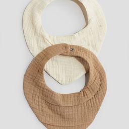 H&M 2-Pack Triangular Muslin Scarves-55