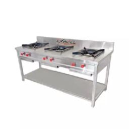 Exwell Three Burner Gas Range (Cooking Range)-image-11