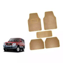 Auto Pearl CMBE147 Polyester Standard Mat for Tata Sumo (Beige)-24