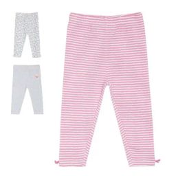 MINIKLUB Kids Multicolor Cotton Printed Leggings (Pack of 3)-image-40