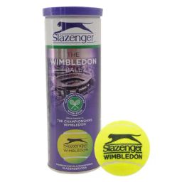 Dunlop Pack of 3 Slazenger Wimbledon Tennis Ball (Lime) Size - 6.86 cm-47