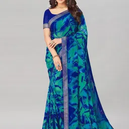 HERE&NOW Pure Chiffon Saree-40