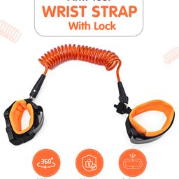 Anti-lost Wrist Strap With Lock - Orange-image-27