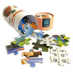Metclap Dinosaurs Jigsaw Puzzle - 30 Pcs inside Round Box)-13