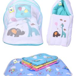 Toddylon Baby Bedding Set for New Born Sleeping Products - Blue-10