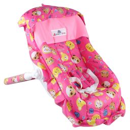 Joyride Multipurpose Carry Cot With Mosquito Net Bouncer - Pink image 4