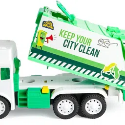 my first wheels Friction Powered Realistic Garbage Truck Toy image 4