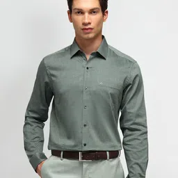 Arrow Men Manhattan Spread Collar Textured Cotton Slim Fit Casual Shirt-picture-17