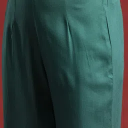 Anouk Women Striped Regular Kurta with Trousers & Dupatta image 5