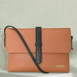 Fastrack MTO MTS Tan Solid Medium Sling Handbag-98