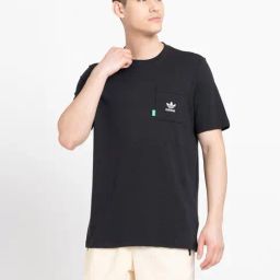 Adidas Originals Essentials Black Regular Fit Crew T-Shirt-image-96