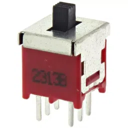 RS PRO PCB Slide Switch DPDT On-Off-On 3 A at the rate of 120 V AC Top, 7347252P-9