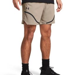 Under Armour Brown Fitted Shorts-image-7
