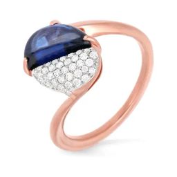 Malabar Gold and Diamonds 18k Rose Gold Diamond Ring-image-61
