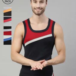 Dixcy Scott Originals Assorted Cotton Vest - Pack of 5-image-57