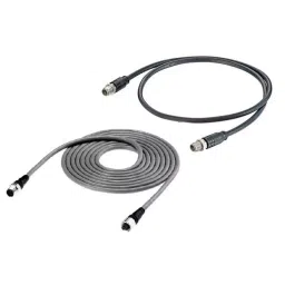 Omron F39 Series 5 m length Double-Ended Cable M12 Straight Socket Connector, F39-JG5B-29